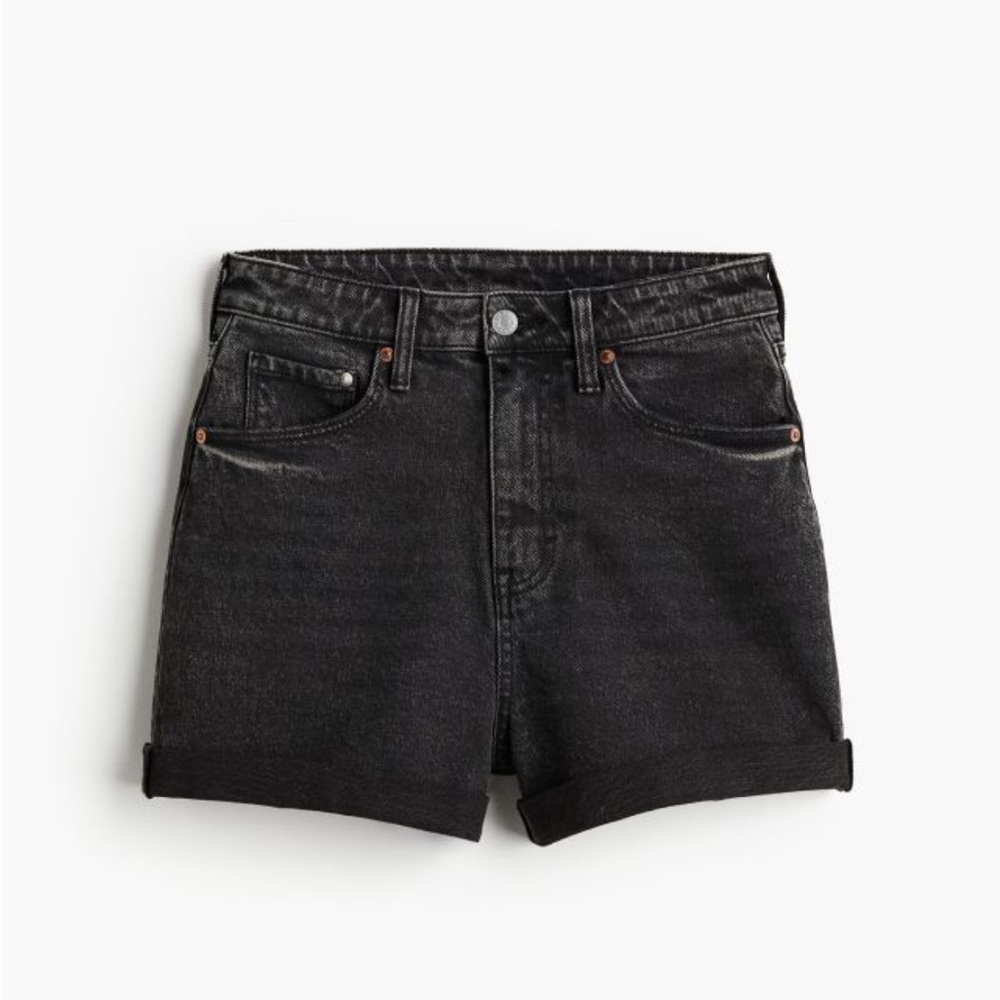 NWT Mom Ultra High Denim Shorts 4
